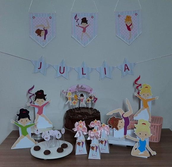 Kit Decoração Festa Ginástica