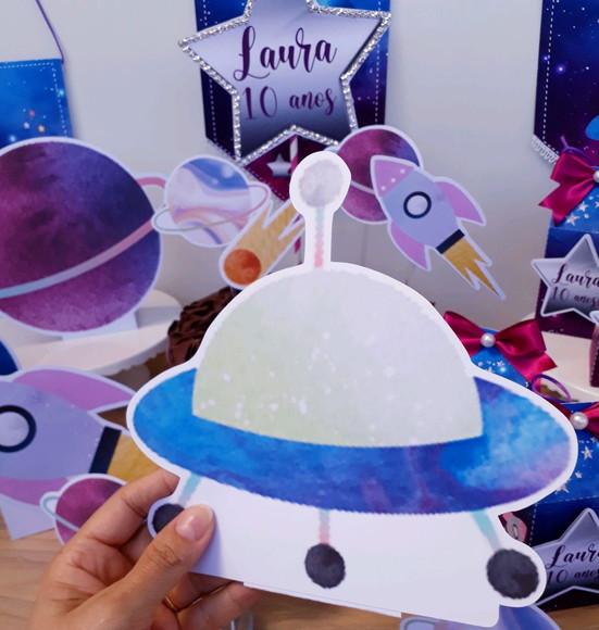 Kit Decoração Festa Galáxia