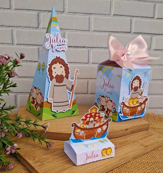 Kit Lembrancinha Arca de Noé para Menina