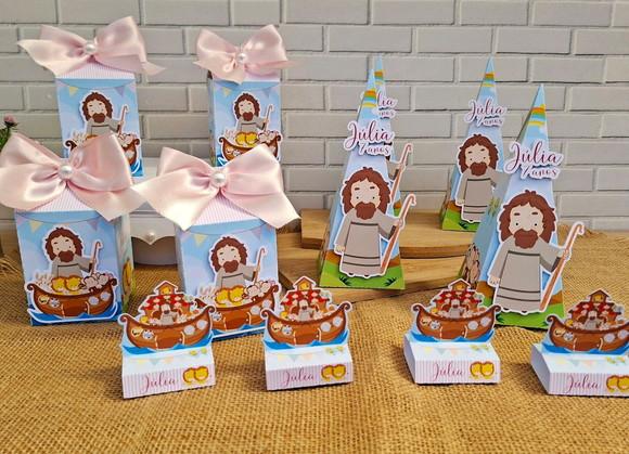 Kit Lembrancinha Arca de Noé para Menina