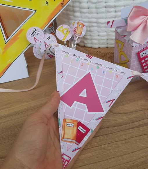 Kit Festa Só Um Bolinho Tema Matemática para Menina
