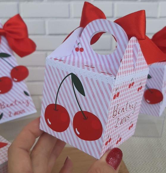 Kit Lembrancinha de Festa Cerejinha