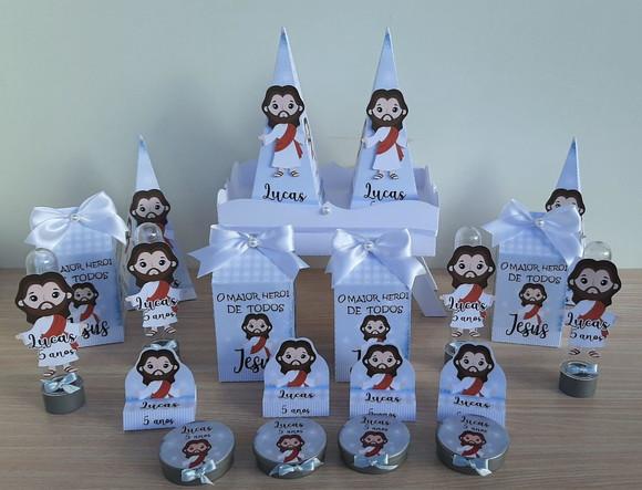 Kit Lembrancinha Jesus o Maior Herói
