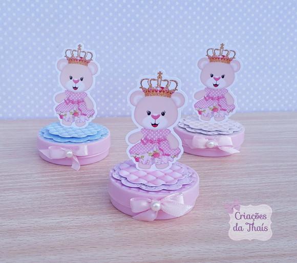 Latinha 3d Ursinha Cute