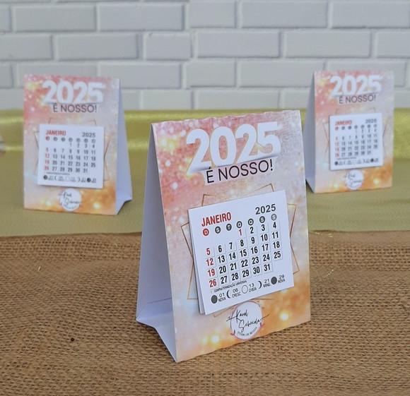 Mini Calendário de Mesa Personalizado