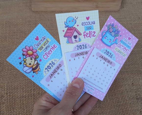 Mini Calendário de Geladeira 2027
