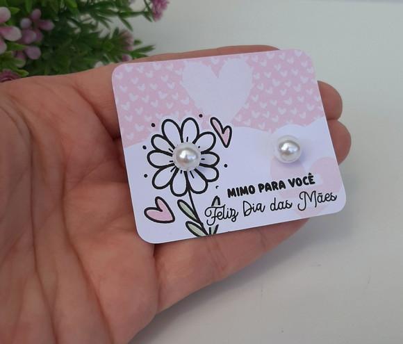 Tag com Brinco para Brinde Dia das Mães