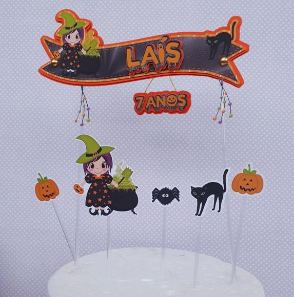Topo para Bolo Halloween