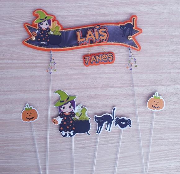 Topo para Bolo Halloween
