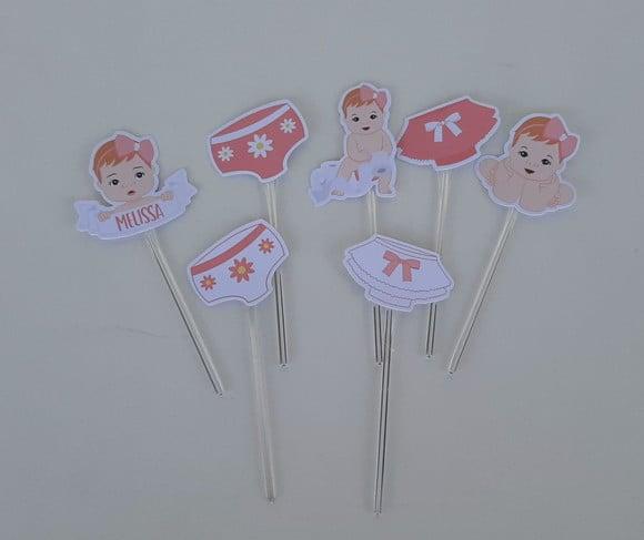 Topper de Docinho Bye Bye Fraldinha