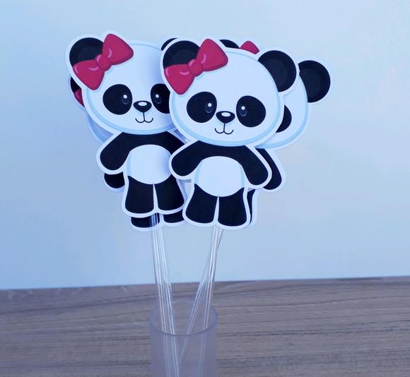 Topper de Docinho Ursa Panda