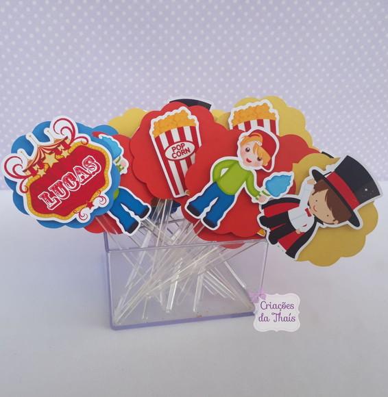 Topper de Docinhos Circo