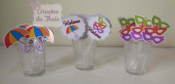 Topper para Docinhos Carnaval