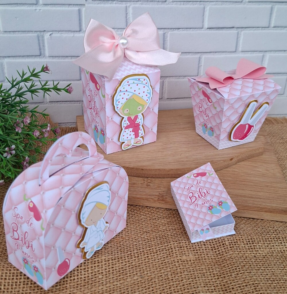 Kit lembrancinha de festa Spa