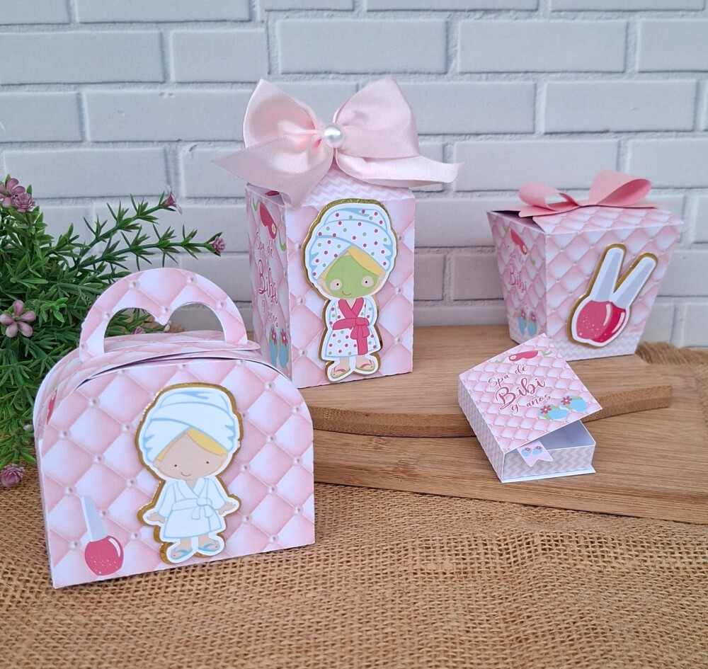 Kit lembrancinha de festa Spa