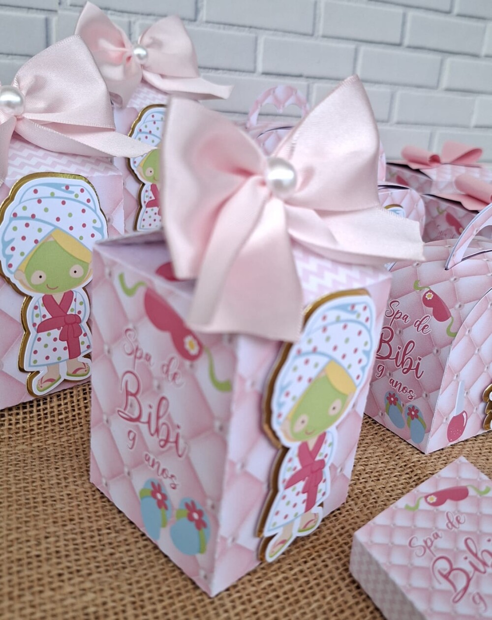 Kit lembrancinha de festa Spa