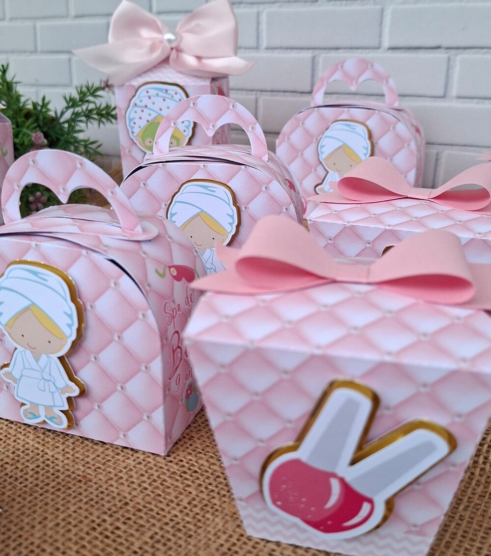 Kit lembrancinha de festa Spa