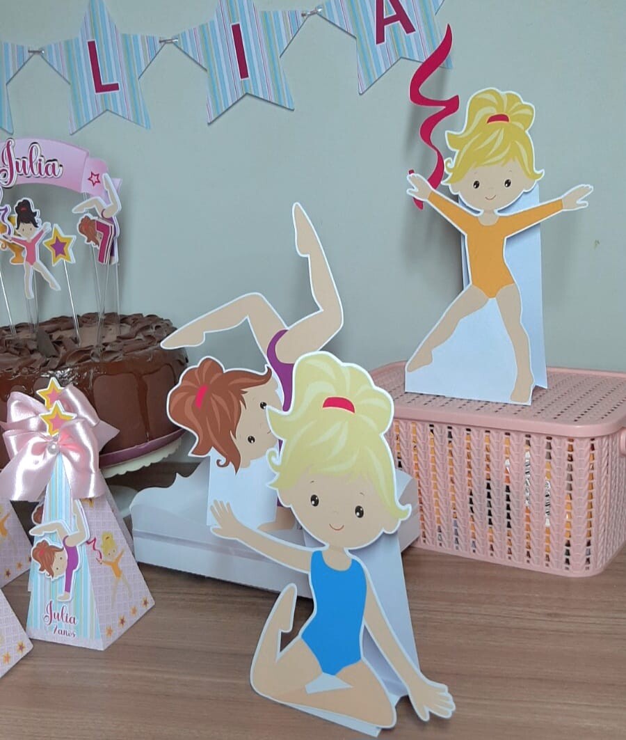 Kit Decoração Festa Ginástica