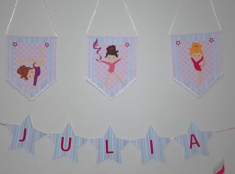 Kit Decoração Festa Ginástica