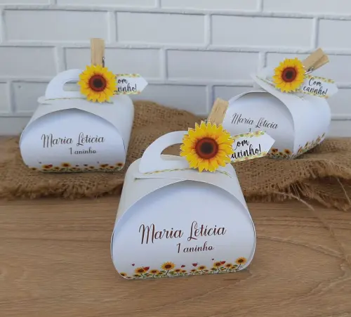 Caixinha Girassol