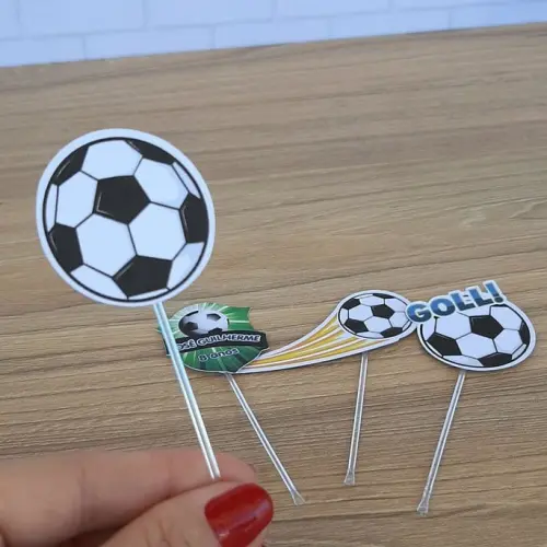 Topper de docinhos Futebol