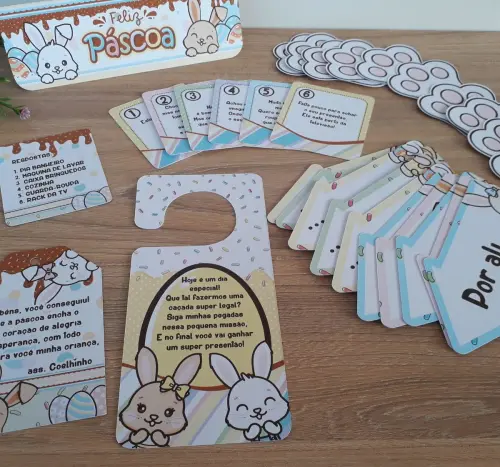 Kit Caça aos ovos de páscoa