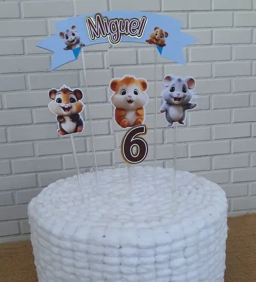 Kit festa na escola Hamster