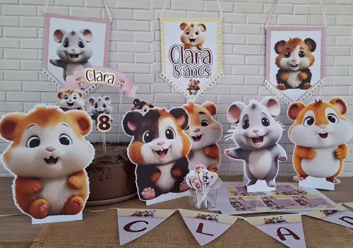 Kit festa na escola Hamster