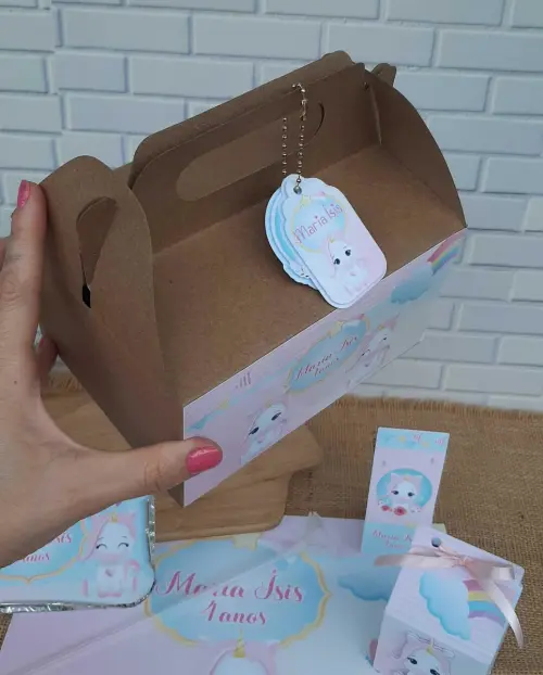 Kit festa na escola Unicórnio