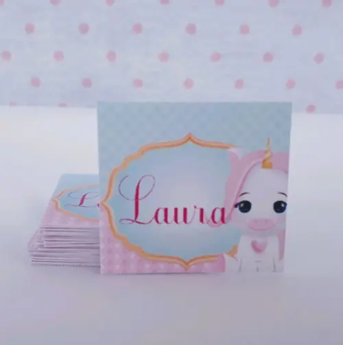 Adesivo para Personalizados Unicórnio Cute