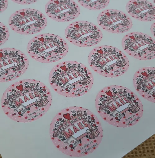 Adesivo Personalizado Dia das Mães