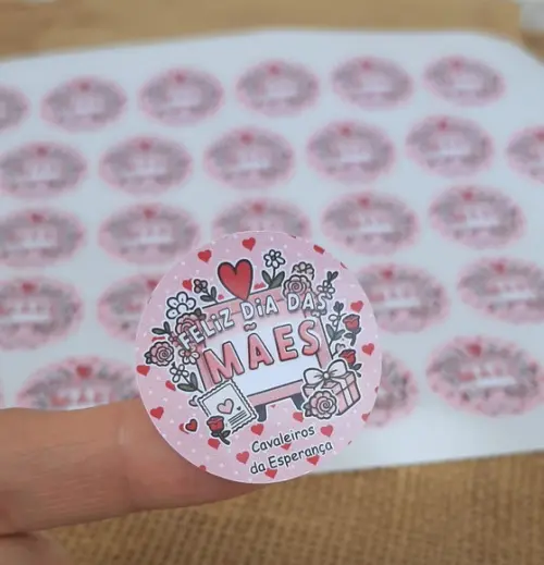 Adesivo Personalizado Dia das Mães