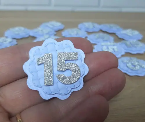 Aplique 3d para Lembrancinha 15 Anos