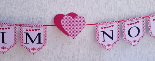 Bandeirola Enfim Noivos
