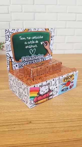 Caixa Apagador com Lousa Dia dos Professores