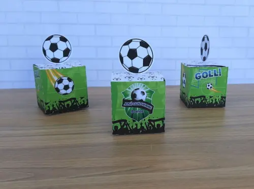 Caixa Cubo Futebol
