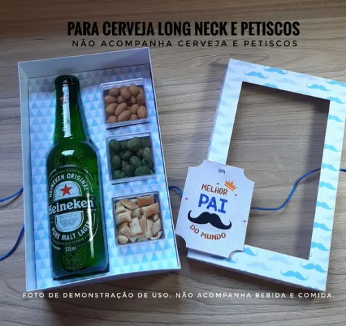 Caixa Dia dos Pais para Long Neck e Amendoim