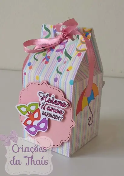 Caixa Milk Carnaval