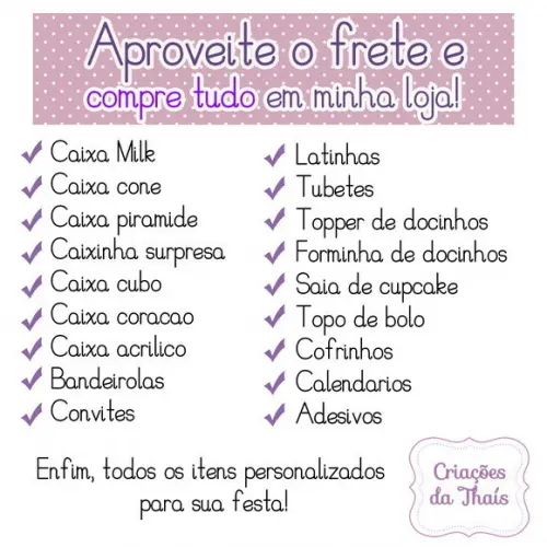 Caixa Milk Chuva de Amor