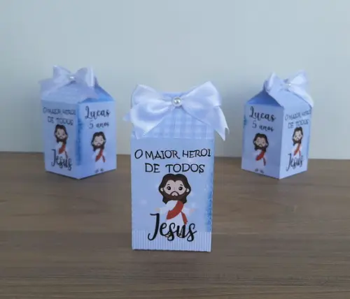 Caixa Milk Jesus o Maior Herói