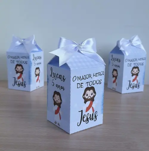 Caixa Milk Jesus o Maior Herói