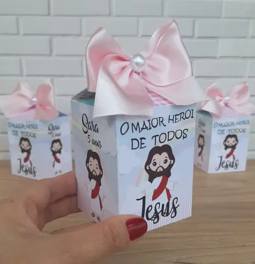 Caixa Milk Jesus para Menina