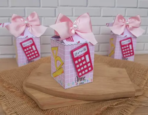 Caixa Milk Matemática Rosa