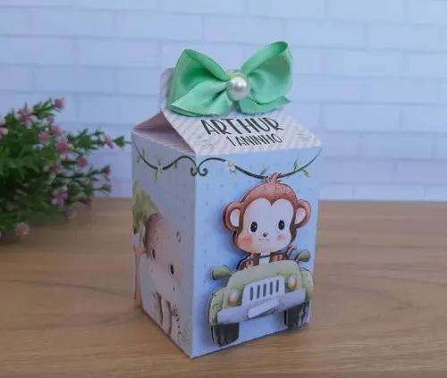 Caixa Milk Safári