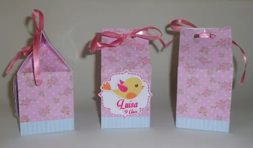 Caixa Milk Tema Jardim