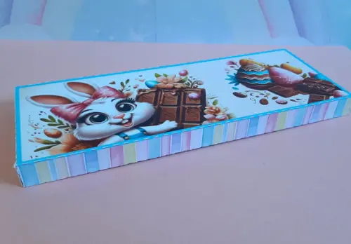 Caixa para Chocolate em Barra Páscoa