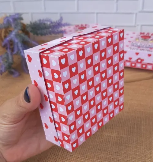 Caixa para Pão de Mel ou Sabonete Dia das Mães