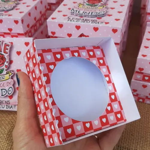 Caixa para Pão de Mel ou Sabonete Dia das Mães