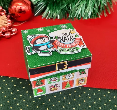 Caixinha Lembrancinha de Natal