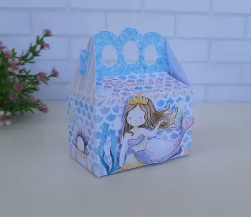Caixinha Mini Maletinha Sereia
